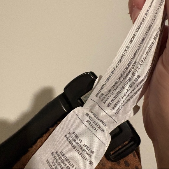 Abercrombie & Fitch Brown Leopard Print Joggers - Picture 6 of 7